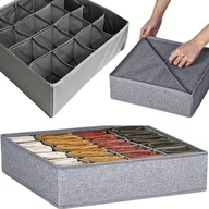 Meble modułowe i akcesoria - ORGANIZER NA BIELIZNĘ SKARPETKI DO SZUFLADY SZAFY WKŁAD 16 PRZEGRÓDEK - miniaturka - grafika 1