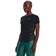 Koszulki i topy damskie - Damska Koszulka z krótkim rękawem UNDER ARMOUR UA ISO CHILL LASER TEE II 1376818-001 – Czarny - miniaturka - grafika 1