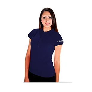 Legea Damska koszulka polo Sud Silver M niebieska - Koszulki i topy damskie - miniaturka - grafika 1
