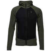 Bluzy sportowe męskie - Męska bluza Black Diamond M Coefficient Lt Hybrid Hoody Rozmiar: L / Kolor: zielony/czarny - miniaturka - grafika 1