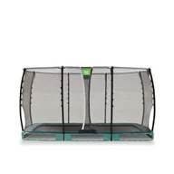 Trampoliny - Exit Trampolina naziemna Allure Classic 214x366cm zielona - miniaturka - grafika 1