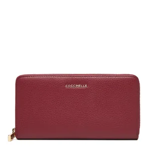 Duży Portfel Damski Coccinelle E2 MW5 11 04 Bordowy - Portfele - miniaturka - grafika 1