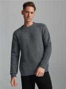 Swetry męskie - Sinsay - Sweter - szary - miniaturka - grafika 1