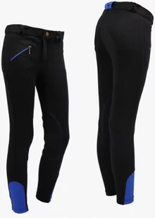 Bryczesy młodzieżowe - QHP - czarne - Bryczesy Bryczesy młodzieżowe - QHP - czarne - Bryczesy - miniaturka - grafika 1