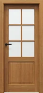 Drzwi wewnętrzne - Porta Drzwi Wewnętrzne Z Szybą Szpros Cordoba Okleina Dąb Winchester - miniaturka - grafika 1