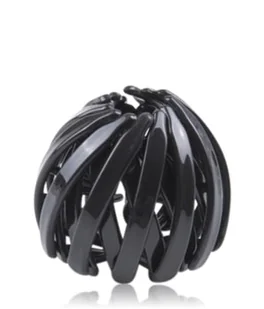 Solida Producent Dutt Ø 4,8 cm czarny Klamry do włosów 1 szt. - Ozdoby do włosów - miniaturka - grafika 1