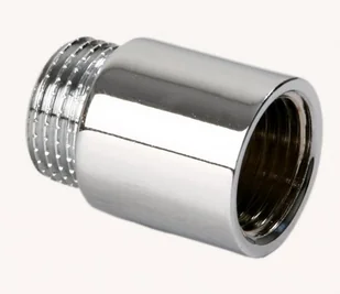 Przedłużka mosiężna 3/4'' 10 mm chrom - Łączniki, trójniki, kształtki - miniaturka - grafika 1