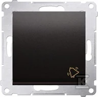 Wyłączniki światła i elektryczne - Kontakt KONTAKT_SIMON Przycisk zwierny dzwonek SIMON 54 Antracyt DD1A.01/48 - miniaturka - grafika 1