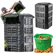 Kompostowniki - KOMPOSTOWNIK OGRODOWY MODUŁOWY XXL 1120L GIGANT - miniaturka - grafika 1