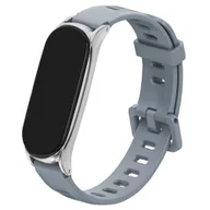 Akcesoria do zegarków - PASEK OPASKA DUO do XIAOMI MI BAND 7 (Szary) - miniaturka - grafika 1
