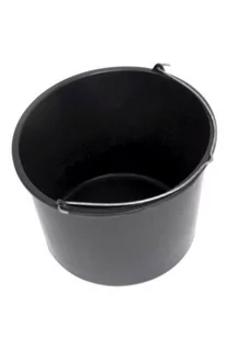 Wiadro budowlane plastikowe gospodarcze czarne 12L - Wiadra i kastry budowlane - miniaturka - grafika 1