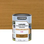 Lakiery do drewna - Lazura Wysoka ochrona Dąb średni satynowa 0.75 l Luxens - miniaturka - grafika 1