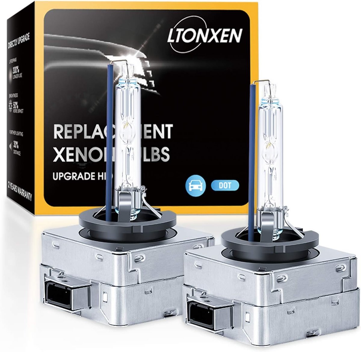 Żarnik Xenon D1S 8000K 12V 35W LTONXEN - Żarówki Samochodowe 2szt