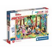 Puzzle - Clementoni Puzzle 30 Super Kolor Mickey - - miniaturka - grafika 1
