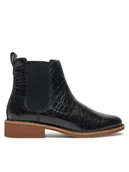Botki damskie - Clarks Sztyblety Cologne Arlo 2 26178748 Czarny - miniaturka - grafika 1