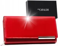 Portfele - 4U Cavaldi portfel skóra naturalna czerwony RD-21-GCL-4-0013 RED - kobieta - miniaturka - grafika 1