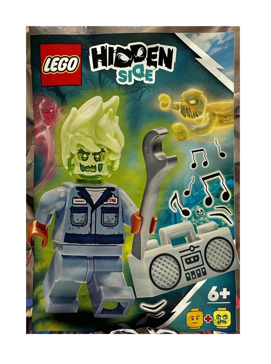 Zestaw LEGO Hidden Side – Possessed Mechanic #792008 (polybag, klocki, foilpack)