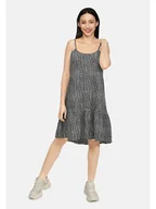 Sukienki - SisterS point Sukienka w kolorze granatowo-białym - miniaturka - grafika 1