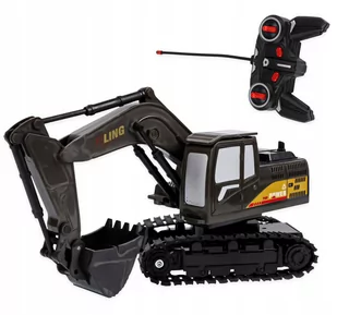 Zdalnie Sterowana Duża Koparka Spychacz Na Pilot - Zabawki zdalnie sterowane - miniaturka - grafika 1