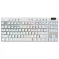 Klawiatury - Klawiatura Logitech Gaming G PRO X TKL Lightspeed, US (920-012148) Biała - miniaturka - grafika 1