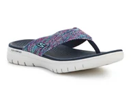 Klapki i japonki damskie - Skechers On-The-Go Flex Accent 140284-NVMT - SKECHERS - miniaturka - grafika 1