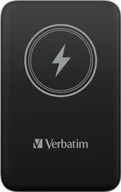 Powerbanki - Verbatim Charge 'n' Go 10000mAh Wireless Magnetic czarny - miniaturka - grafika 1