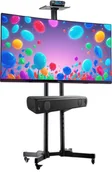 Inne akcesoria audio-wideo - STOJĄCY UCHWYT WIESZAK WÓZEK MULTIMEDIALNY DO TV TELEWIZORA 32-65 CALE VESA - miniaturka - grafika 1