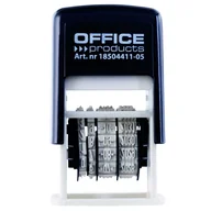 Datowniki - Datownik samotuszujący OFFICE PRODUCTS cyfrowy czarny - miniaturka - grafika 1