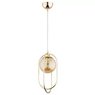 Binar II lampa wisząca 1-punktowa złota 61254 - Lampy sufitowe - miniaturka - grafika 1