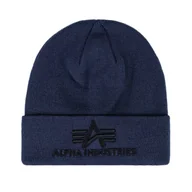 Odzież taktyczna i umundurowanie - Czapka zimowa Alpha Industries 3D Beanie 168910 07 - Granatowa - miniaturka - grafika 1