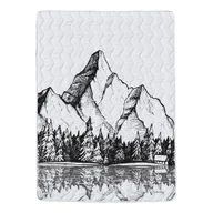 Poszewki na poduszki - Zestaw pikowanego koca i poszewki na poduszkę z satyny bawełnianej 140x200 cm – Butter Kings - miniaturka - grafika 1