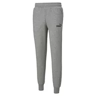 Spodenki męskie - PUMA Ess Fl Cl Męskie spodnie z logo Medium Grey, 4XL, Średnio szary melanżowy, 4XL - miniaturka - grafika 1