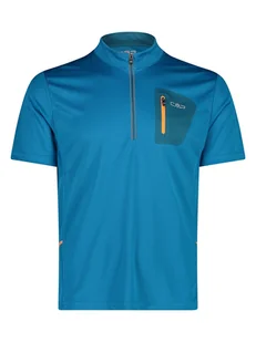 CMP Koszulka kolarska w kolorze niebieskim - Koszulki sportowe męskie - miniaturka - grafika 1