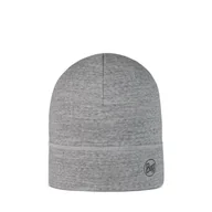 Czapki damskie - Czapka wełniana Buff Lightweight Merino Wool Hat Solid Light Grey - miniaturka - grafika 1