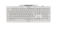 Klawiatury - CHERRY KC 1000 SC klawiatura Biuro USB QWERTZ Niemiecki Szary  1504518 - miniaturka - grafika 1