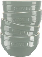 Miski i półmiski - STAUB SERVING Zestaw 4 misek 12 cm, eukaliptusowy - miniaturka - grafika 1