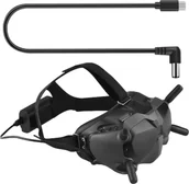 Akcesoria do drona - BRDRC KABEL ZASILAJĄCY DO ŁADOWARKI AKUMULATORA DJI AVATA GOGLE FPV V2 USB C - DC - miniaturka - grafika 1