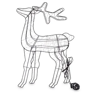 Ozdoba Renifer Led Dekoracja Boże Narodzenie - Ozdoby bożonarodzeniowe - miniaturka - grafika 1