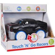 Zabawki interaktywne dla dzieci - Sun Baby Interaktywne autko jeep z odgłosem silnika czarny  B12.033.1.1 - miniaturka - grafika 1