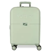 Walizki - Pepe Jeans Accent Czarna walizka kabinowa 40x55x20 cm Twardy ABS Zintegrowany zamek TSA 37L 2,9 kg 4 Podwójne koła Bagaż ręczny by Joumma Bags, Czarny (Black), walizka kabinowa - miniaturka - grafika 1