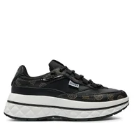 Sneakersy damskie - Sneakersy Guess Kyrki FLTKYR FAL12 Brązowy - miniaturka - grafika 1