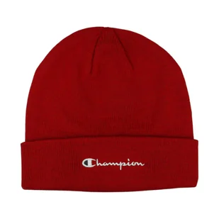 Czapka zimowa Champion Beanie Cap 806064 czerwony - Czapki męskie - miniaturka - grafika 1