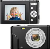 Aparaty Cyfrowe - INF Aparat cyfrowy 1080P 48 megapikseli z 16-krotnym zoomem Czarny - miniaturka - grafika 1