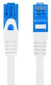 LANBERG PATCHCORD S/FTP KAT.6A 0.5M BIAŁY LSZH PCF6A-10CC-0050-W - Pozostałe akcesoria sieciowe - miniaturka - grafika 2