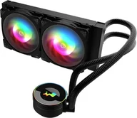 Chłodzenie wodne - Chłodzenie wodne In Win InWin MR24 ARGB Komplett-Wasserkühlung - 240mm, schwarz - miniaturka - grafika 1