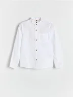Bluzki dla chłopców - Reserved - Koszula regular fit - biały - miniaturka - grafika 1