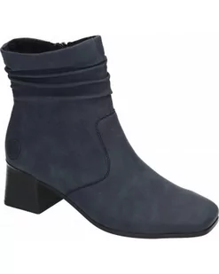 BOTKI RIEKER - 960207-05 GRANAT - Rieker - Botki damskie - miniaturka - grafika 1
