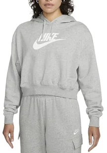 Nike W NSW Club FLC Gx Crop HDY Damska bluza z kapturem - Bluzy damskie - miniaturka - grafika 1
