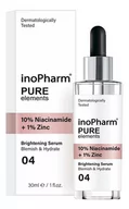 Serum do twarzy - InoPharm Normalizujące serum do twarzy z 10% niacynamidem i 1% cynkiem 30 ml - miniaturka - grafika 1