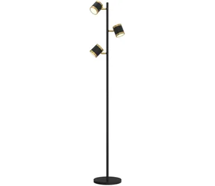 Wofi 3003-304S - LED Lampa podłogowa ściemnialna TOULOUSE LED/21W/230V czarna/złota - Lampy stojące - miniaturka - grafika 1